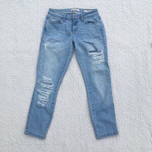 Guess Distressed Cropped Jeans